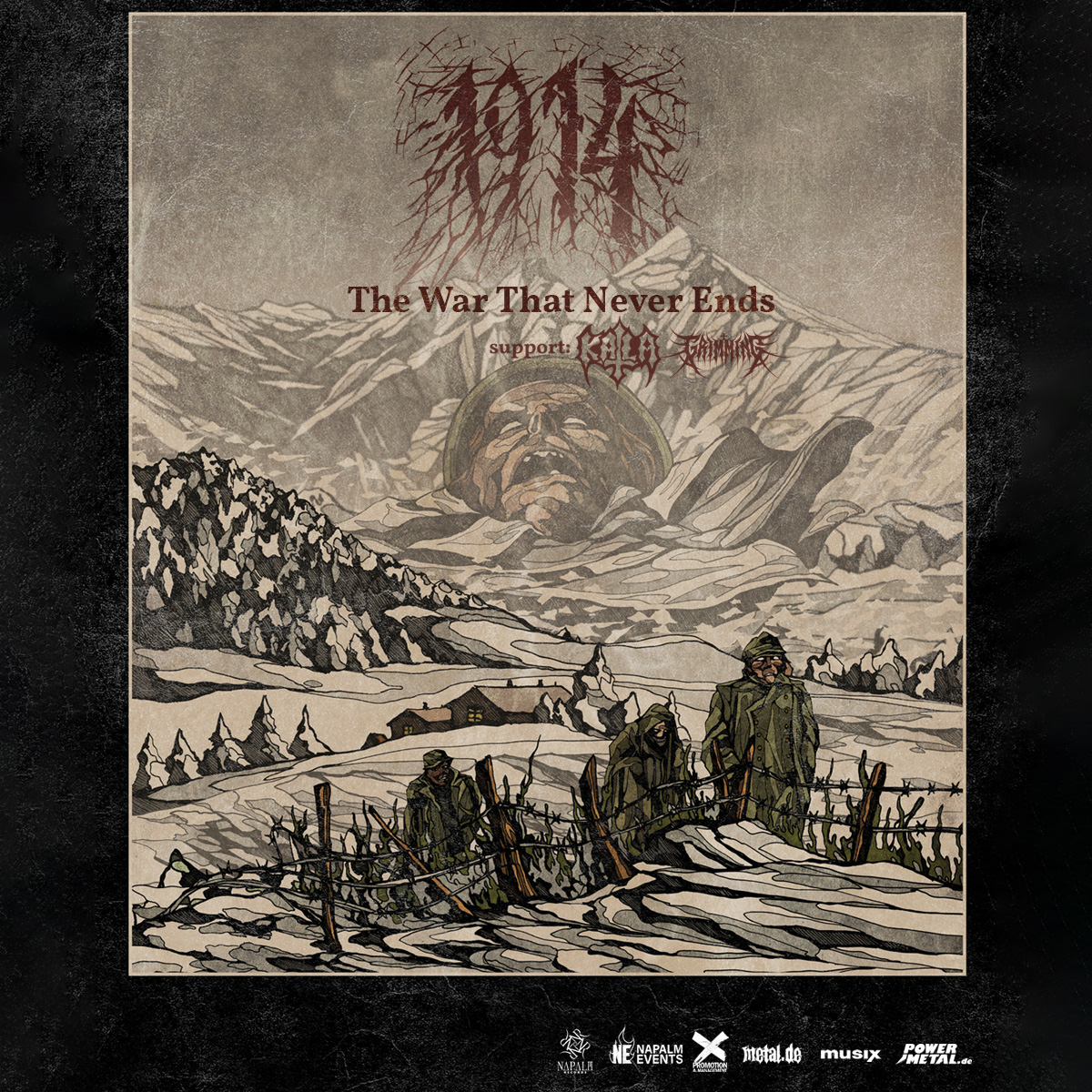 1914 The War That Never Ends Tour Poster 2026